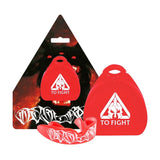 TOFIGHT SPORTS MUAY THAI BOXING MMA MOUTHGUARD JUNIOR AGE 10 under Red