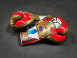 AUCTION OF TFM HANDMADE PROFESSIONAL 'THE HANNIBAL' BOXING GLOVES LACES UP 12 oz