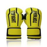 TOFIGHT MUAY THAI BOXING MMA SPARRING PROTECTIVE GEAR SET JUNIOR Size S / M Yellow