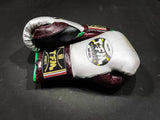TFM RL5 HANDMADE PROFESSIONAL COMPETITIONS BOXING GLOVES LACES UP 16 oz Polyester Sponge Padding