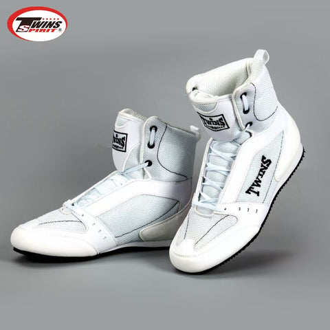 TWINS SPIRIT TBS5 BOXING SHOES BOXING BOOTS EUR 36-45 WHITE