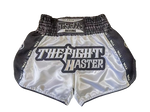 TFM The Fight Master Muay Thai Boxing Shorts XXS-XXXL White Unisex Adults & Kids