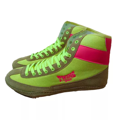 TWINS SPIRIT TBS6 BOXING SHOES BOXING BOOTS EUR 37-46 GREEN PINK