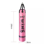 TWINS SPIRIT HBS5 MUAY THAI BOXING MMA PUNCHING HEAVY BAG UNFILLED 38 dia x 180 cm Pink