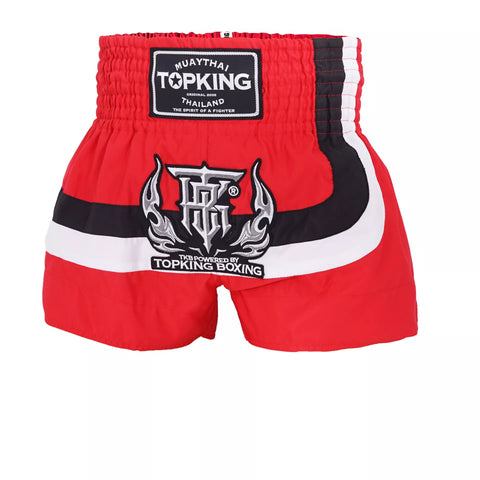 Top King TKTBS-248 Muay Thai Boxing Shorts M-XL Red
