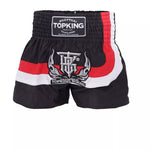 Top King TKTBS-248 Muay Thai Boxing Shorts M-XL Black