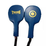 TWINS SPIRIT CNPPB3 MUAY THAI BOXING MMA PUNCH PADDLES AIR FOCUS FOCUS MITTS PU Leather Blue