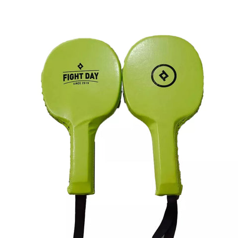 FIGHT DAY FFM7 MUAY THAI BOXING MMA PUNCH PADDLES FOCUS MITTS Green