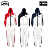 Top King TKTRS-008 TRACK SUITS M-XXL White Red (SET)