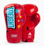 TOFIGHT MUAY THAI BOXING GLOVES Kids 4 / 6 oz Red