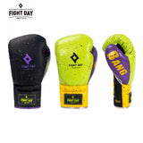 FIGHTDAY SGL5 PROFESSIONAL COMPETITION MUAY THAI BOXING GLOVES LACE UP Microfiber 8-14 oz Green