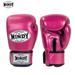 Windy BGVH Classic MUAY THAI BOXING GLOVES Cowhide Leather 8-16 oz Metallic Pink