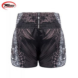 Twins Spirit TBS-RANGDA MUAY THAI MMA BOXING Shorts S-XXL Black