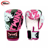 TWINS SPIRIT CANDY MUAY THAI BOXING GLOVES 8-16 oz FBGVL3-61 2 Colours