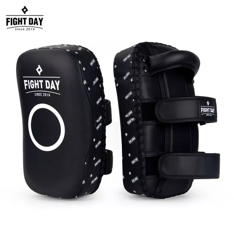 FIGHT DAY FKP4 MUAY THAI BOXING MMA KICKPADS LEICHTGEWICHTIGES PAAR 33 x 21 x 8,5 cm Schwarz 