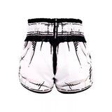 Twins Spirit TBS-COMIC-T MUAY THAI MMA BOXING Shorts S-XXL White