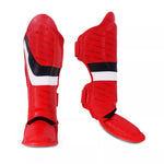 TOP KING INNOVATION TKSGIN MUAY THAI BOXING MMA SHIN GUARD PROTECTOR M-XL Red