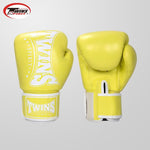 TWINS SPIRIT MUAY THAI BOXING GLOVES 8-14 oz BGVL4P Yellow