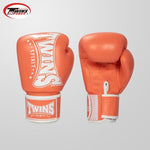 TWINS SPIRIT MUAY THAI BOXING GLOVES 8-14 oz BGVL4P Orange