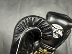 TFM RL6 HANDMADE PROFESSIONAL COMPETITIONS BOXING GLOVES 12 oz Black