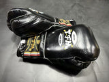 TFM RL6 HANDMADE PROFESSIONAL COMPETITIONS BOXING GLOVES 12 oz Black