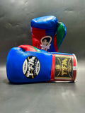 TFM RL5 HANDMADE PROFESSIONAL BOXING GLOVES 10 oz Blue Red Green