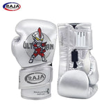 RAJA MUAY THAI BOXING GLOVES Breathable Extra Protection Cooltex PU Leather Kids Size 6 / 6plus oz Ultraman