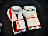 TFMGR HANDMADE PROFESSIONAL BOXING GLOVES 8-16 oz Microfiber Velcro 2 Colours