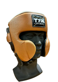 TFM HG1 HANDMADE CUSTOM MADE PROFESSIONAL BOXING SPARRING HEADGUARD Titanium Core Matrix