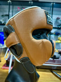 TFM HG1 HANDMADE CUSTOM MADE PROFESSIONAL BOXING SPARRING HEADGUARD Titanium Core Matrix
