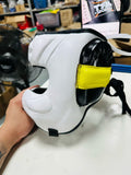 TFM RL5 HANDGEFERTIGTE, MASSGESCHNEIDERTE PROFESSIONELLE WETTBEWERBS-BOXHANDSCHUHE MIT SCHNÜRUNG 8-16 oz 