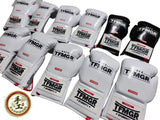TFMGR HANDMADE PROFESSIONAL BOXING GLOVES 8-16 oz Microfiber Lace Up 2 Colours