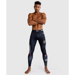 Venum-05262-108 x TEKKEN 8 Paul Phoenix Spats Size S-XXL Black Blue