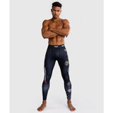 Venum-05262-108 x TEKKEN 8 Paul Phoenix Spats Size S-XXL Black Blue