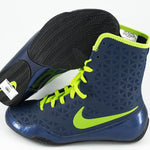 NIKE KO PROFESSIONAL BOXING SHOES BOXING BOOTS US 5-12 Navy Green