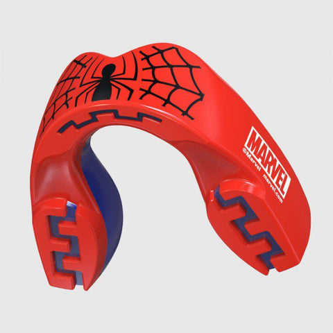 SAFEJAWZ Marvel Spider-Man SPORTS MUAY THAI BOXING MMA SELF-FIT MOUTHGUARD Red Senior Age 12+