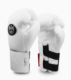 No Boxing No Life BOXING GLOVES SEEK DESTORY Microfiber 8-16 oz White