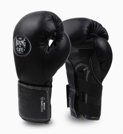 No Boxing No Life BOXING GLOVES SEEK DESTORY Microfiber 8-16 oz Black