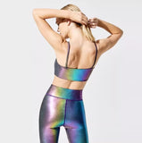 Carbon38 Luminous Bandeau Yoga Sports Training Women Tights Leggings Size XS-L