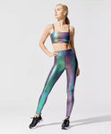 Carbon38 Luminous Bandeau Yoga Sports Training Women Tights Leggings Size XS-L