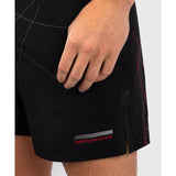 Venum-05525-100 Tactical XT MMA Fight Shorts Size S/M Black Fire Red