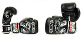 YOKKAO ORIGINAL BOXING GLOVES GOLD 8-16 oz Absolute Black