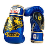 YOKKAO ORIGINAL BOXING GLOVES GOLD 8-16 oz Electric Blue