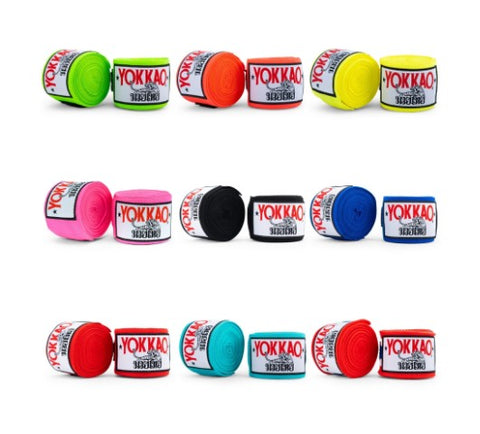 YOKKAO PREMIUM HANDWRAPS ELASTIC COTTON 4 M 9 COLOURS