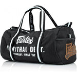 FAIRTEX BAG9 BARREL TRAINING GYM SPORTS BAG Black 52 x 21 x 21 cm