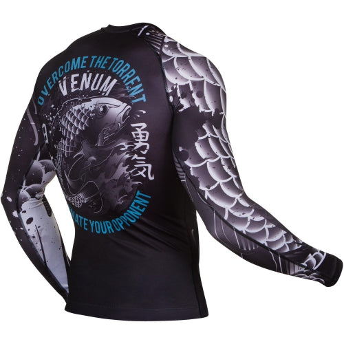 Boxing Rash Guard VENUM-02629-001 KOI MMA Muay Thai Boxing Rashguard LONG SLEEVES XS-XXL ...