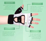 TEEWOO WT Approved TKD Taekwondo Fight Gloves Unisex Size XXS-XXL Black White