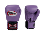 Twins Spirit BGVL3 MUAY THAI BOXING GLOVES Leather 8-16 oz Light Purple