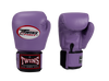 Twins Spirit BGVL3 KIDS MUAY THAI BOXING GLOVES Leather M/L/4/6 oz Light Purple