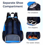 Mesh Drawstring Beach Swim Free Diving Sports Backpack 2 Colours